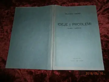 IDEJE I PROBLEMI — članci i rasprave (Sarajevo, 1927) — Miljenko Vidović, antikvarna knjiga