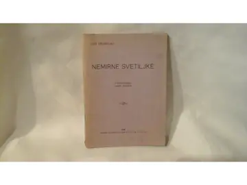 NEMIRNE SVETILJKE — s predgovorom Jakše Kušana (Sarajevo, 1930) — Sait Orahovac, antikvarna knjiga