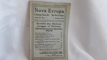 NOVA EVROPA — knjiga XII, broj 7 (1. septembar 1925) — Liga naroda — Milan Ćurčin (urednik), antikvarna knjiga