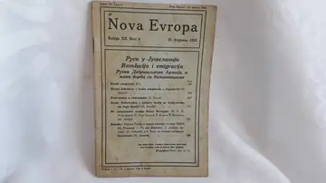 NOVA EVROPA — knjiga XII, broj 6 (21. avgust 1925) — Ruska emigracija — Milan Ćurčin (urednik), antikvarna knjiga