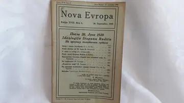 NOVA EVROPA — knjiga XVIII, broj 6 (26. septembar 1928) — atentat u Skupštini i smrt Stjepana Radića — Milan Ćurčin (urednik), antikvarna knjiga