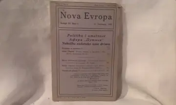 NOVA EVROPA — knjiga XI, broj 5 (11. februar 1925) — Milan Ćurčin (urednik), antikvarna knjiga