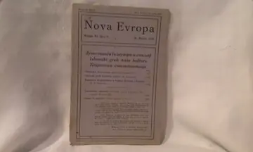 NOVA EVROPA — knjiga XI, broj 9 (21. mart 1925) — Milan Ćurčin (urednik), antikvarna knjiga