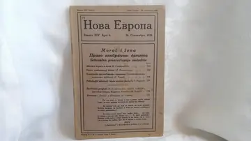 NOVA EVROPA — knjiga XIV, broj 6 (26. septembar 1926) — Milan Ćurčin (urednik), antikvarna knjiga
