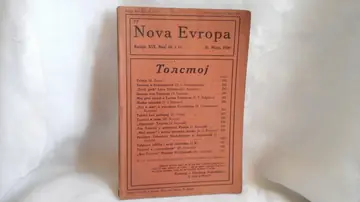 NOVA EVROPA — knjiga XIX, broj 10 i 11 (dvobroj) (26. maj 1929) — Lav Tolstoj — Milan Ćurčin (urednik), antikvarna knjiga