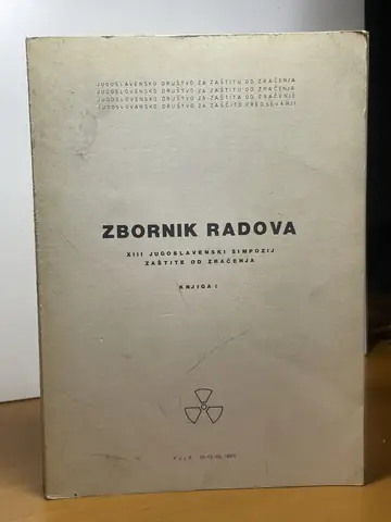 Zbornik radova — zaštita od zračenja, polovna knjiga