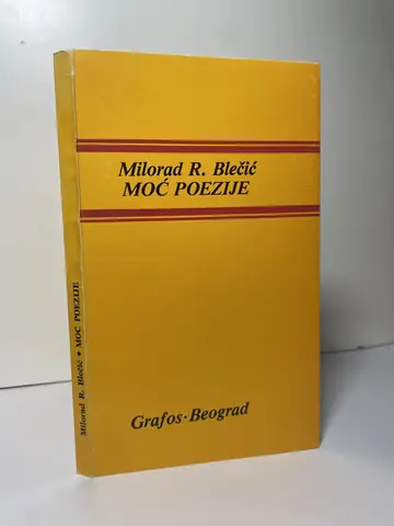 Moć poezije — Milorad R. Blečić, polovna knjiga