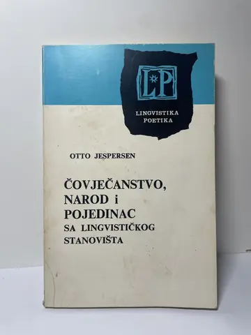 Čovječanstvo, narod i pojedinac — Otto Jespersen, polovna knjiga