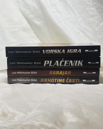 Majls Vorkosigan 1–4 — komplet — Loiz Mekmaster Bižol, polovna knjiga