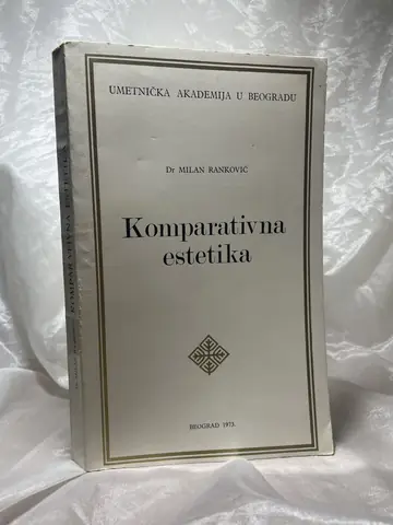 Komparativna estetika — dr Milan Ranković, polovna knjiga