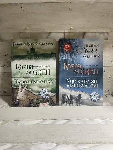 Kazna za greh 1 i 2 — Jelena Bačić Alimpić, polovna knjiga