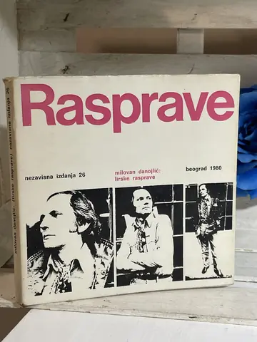Rasprave — Milovan Danojlić, polovna knjiga