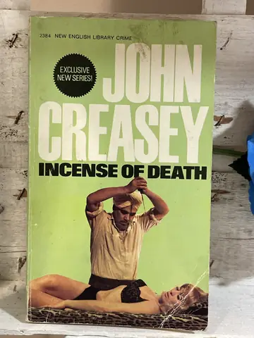 Incense of Death — John Creasey, polovna knjiga