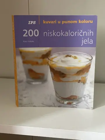 200 niskokaloričnih jela — Kara Habdej, polovna knjiga