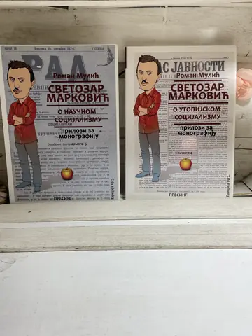Svetozar Marković o naučnom socijalizmu — Roman Mulić, polovna knjiga