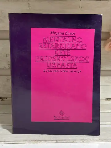 Mentalno retardirano dete predškolskog uzrasta, polovna knjiga