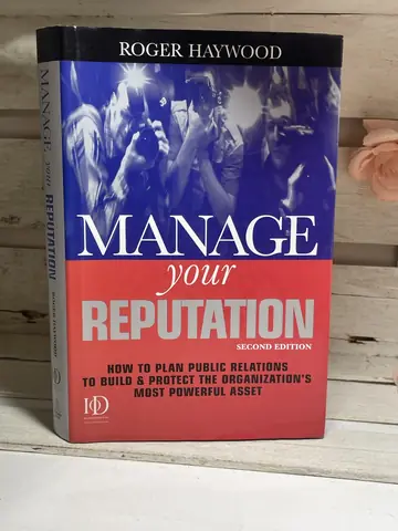Manage Your Reputation — Roger Haywood, polovna knjiga