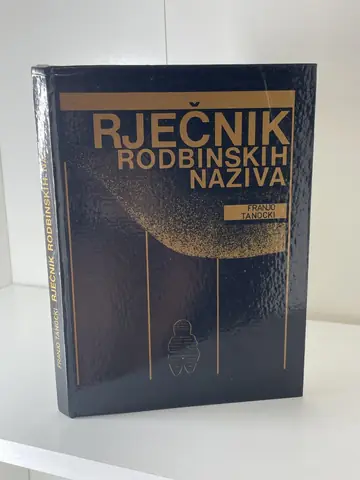 Rječnik rodbinskih veza — Franjo Tanocki, polovna knjiga