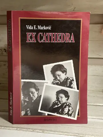 Ex cathedra — Vida E. Marković, polovna knjiga