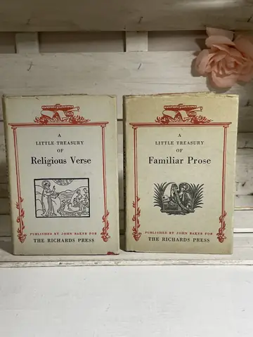 Religious Verse / Familiar Prose, polovna knjiga