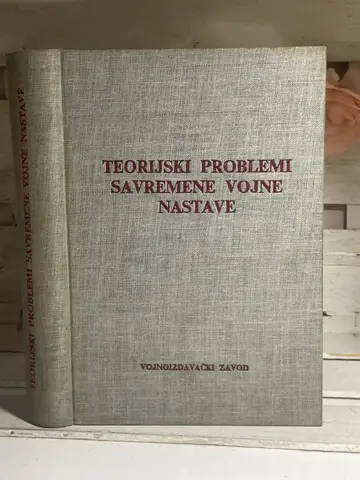 Teorijski problemi savremene vojne nastave, polovna knjiga