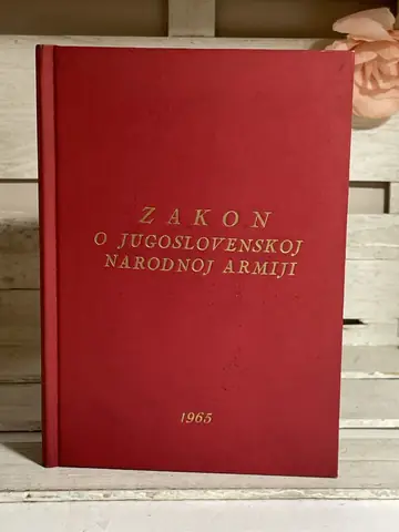 Zakon o Jugoslovenskoj narodnoj armiji, polovna knjiga