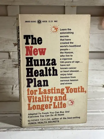 The New Hunza Health Plan, polovna knjiga