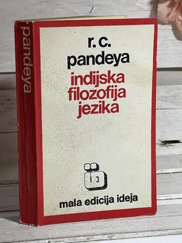 Indijska filozofija jezika — R. C. Pandeja, polovna knjiga