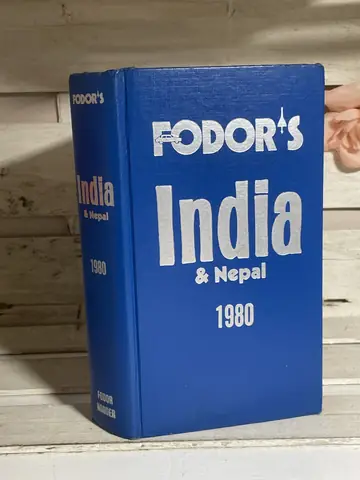 Fodor's India and Nepal 1980, polovna knjiga