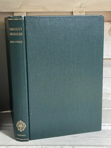 A Sanskrit Grammar for Students — A. A. Macdonell, polovna knjiga