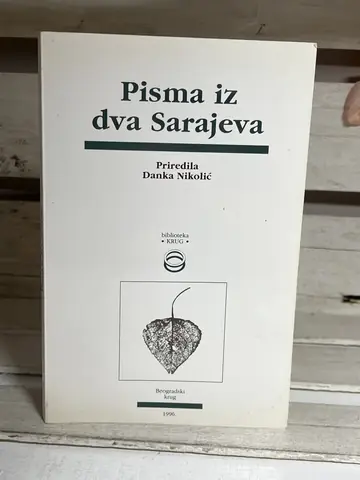 Pisma iz dva Sarajeva — Danka Nikolić, polovna knjiga