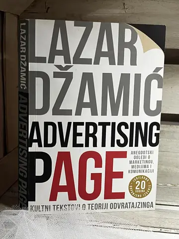 Advertising Page — Lazar Džamić, polovna knjiga