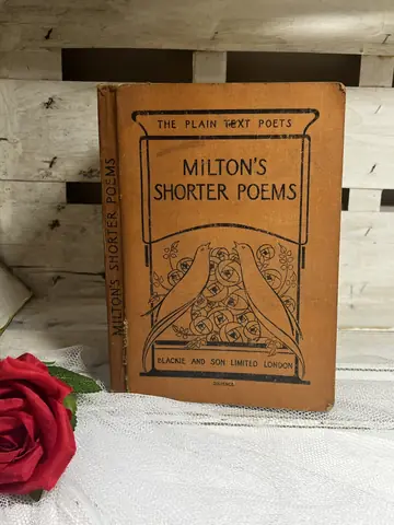 Milton's Shorter Poems — Džon Milton, polovna knjiga