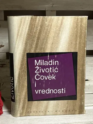 Čovek i vrednosti — Miladin Životić, polovna knjiga