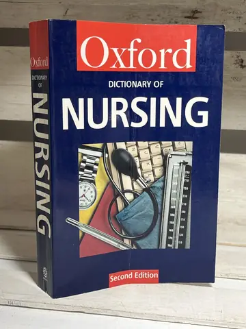 Dictionary of Nursing — Oksfordski rečnik za medicinske sestre, polovna knjiga