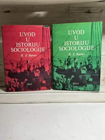 Uvod u istoriju sociologije 1–2 — H. E. Barns, polovna knjiga