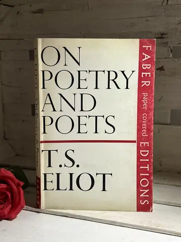On Poetry and Poets — T. S. Eliot, polovna knjiga