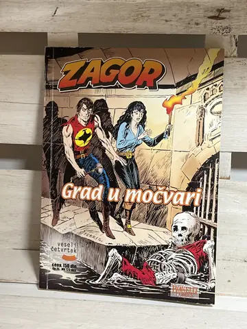 Zagor 9 — Grad u močvari — Sergio Bonelli, polovna knjiga