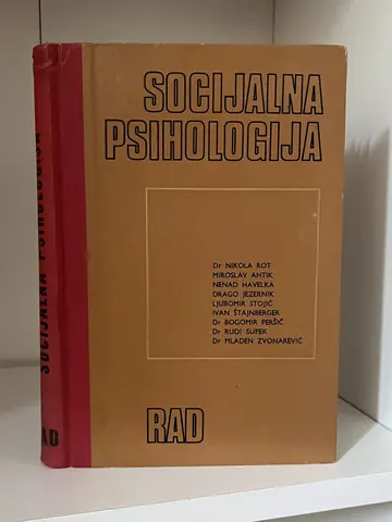Socijalna psihologija — dr Nikola Rot i saradnici, polovna knjiga