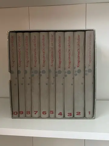 Kragujevački oktobar — komplet 1–10, polovna knjiga