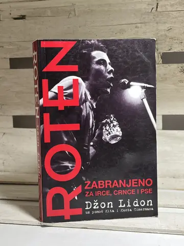 Roten — zabranjeno za Irce, crnce i pse — Džon Lidon, polovna knjiga