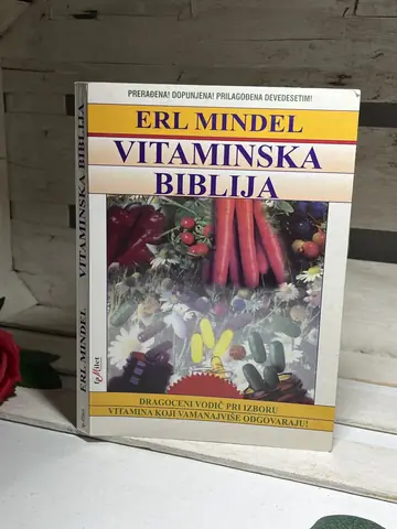 Vitaminska biblija — Erl Mindel, polovna knjiga