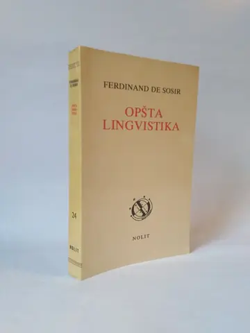 Opšta lingvistika — Ferdinand de Sosir, polovna knjiga