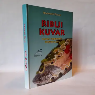 Riblji kuvar i kako pripremiti posnu slavu — Radaković, polovna knjiga