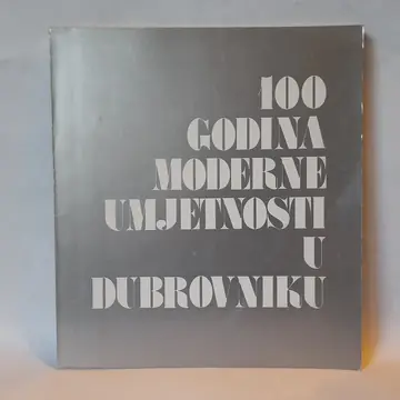 100 godina moderne umjetnosti u Dubrovniku, polovna knjiga