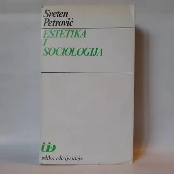 Estetika i sociologija — Sreten Petrović, polovna knjiga