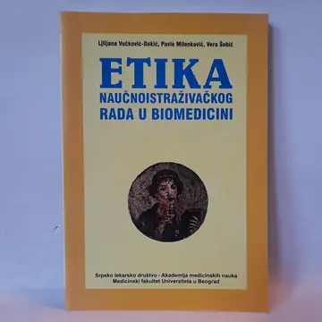 Etika naučnoistraživačkog rada u biomedicini, polovna knjiga