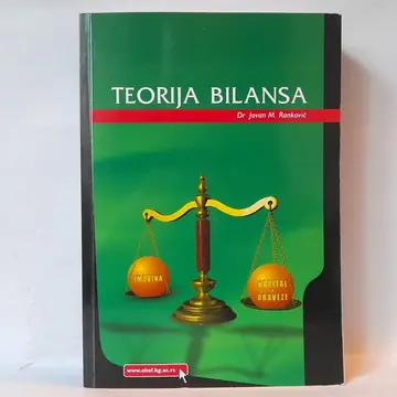 Teorija bilansa — dr Jovan M. Ranković, polovna knjiga
