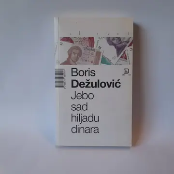 Jebo sad hiljadu dinara — Boris Dežulović, polovna knjiga