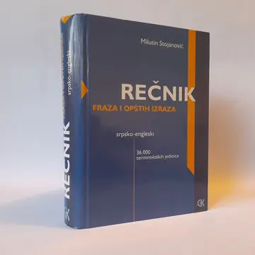 Rečnik fraza i opštih izraza, srpsko-engleski, polovna knjiga